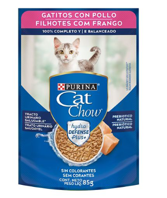 Cat Chow Gatitos Pollo 85 Gr