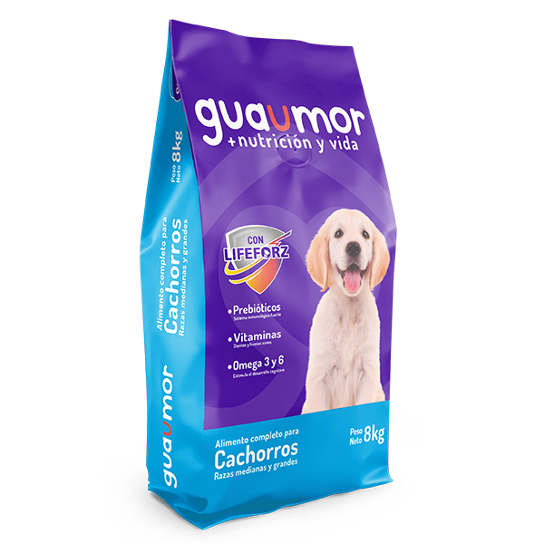 Guaumor cachorro razas medianas y grandes x 8kg|GUAUMOR