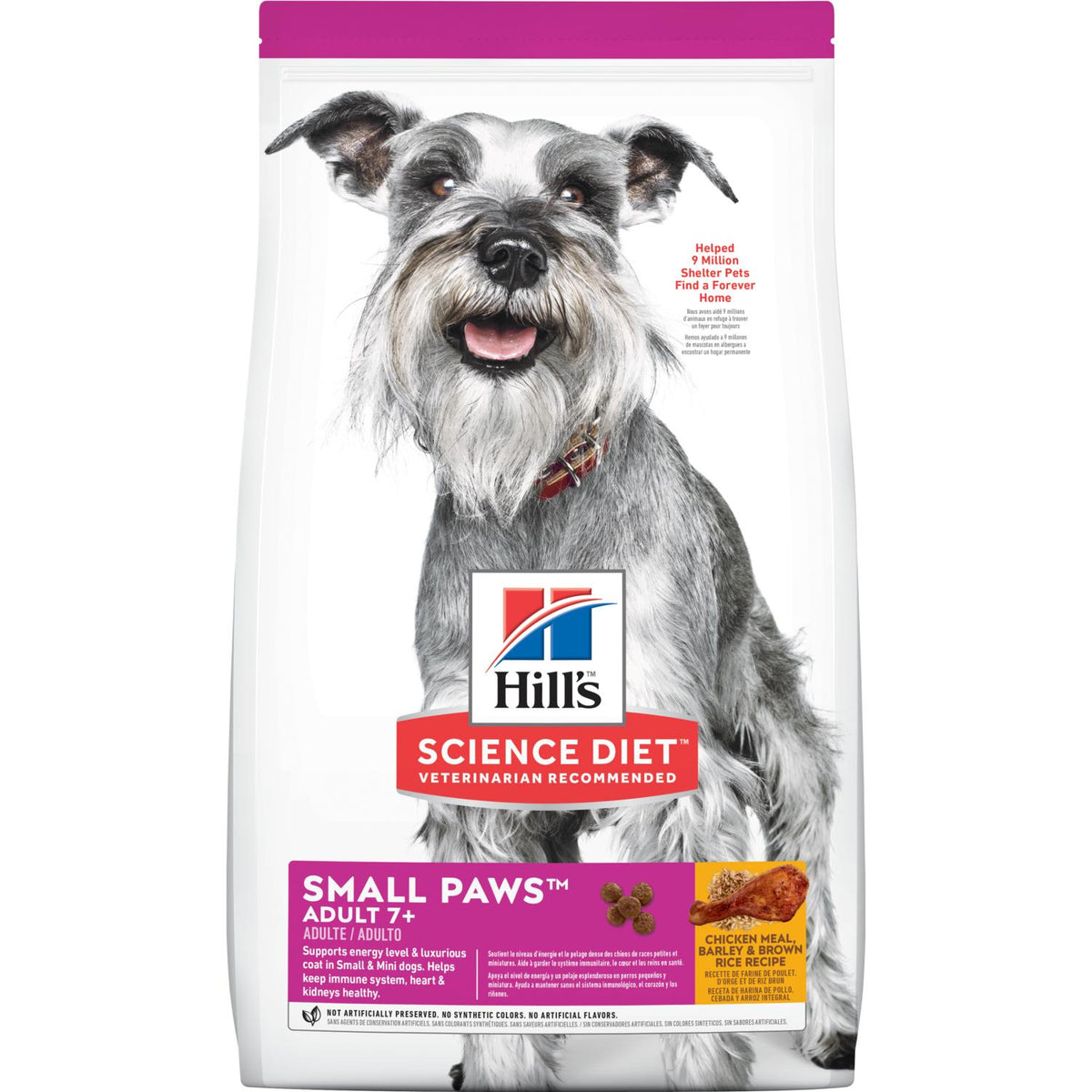 Hills perro adulto mayor raza pequeña x 4.5 lb|Hills