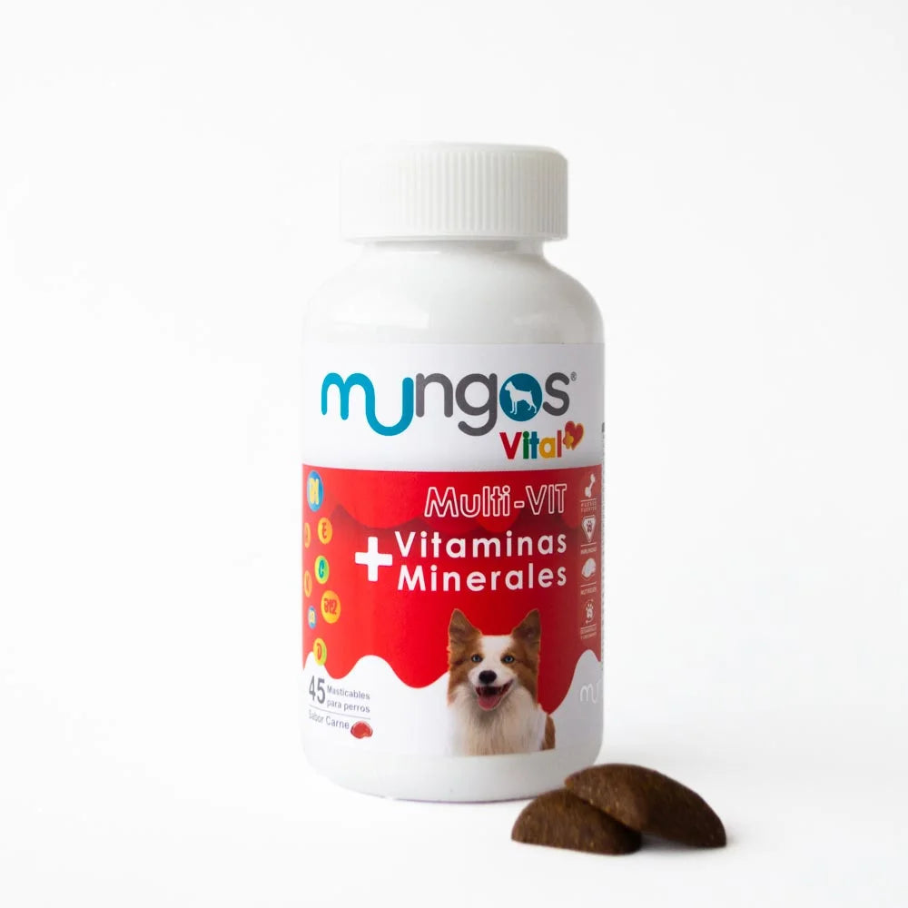 Mungos Multi-Vit Vitaminas Y Minerales Para Perrosx 45