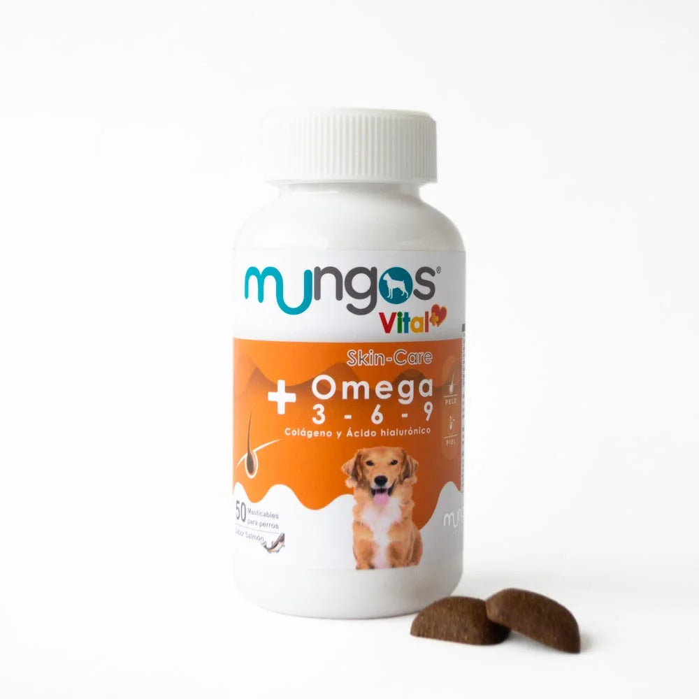 Mungos Vital Omega x 50 -Omegas 3-6-9 Para Perros