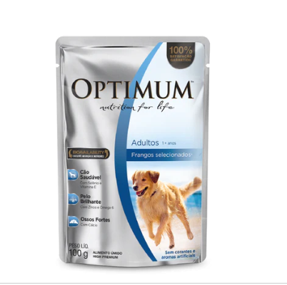 Optimun Dog Pouch Adult Pollo x 100 G