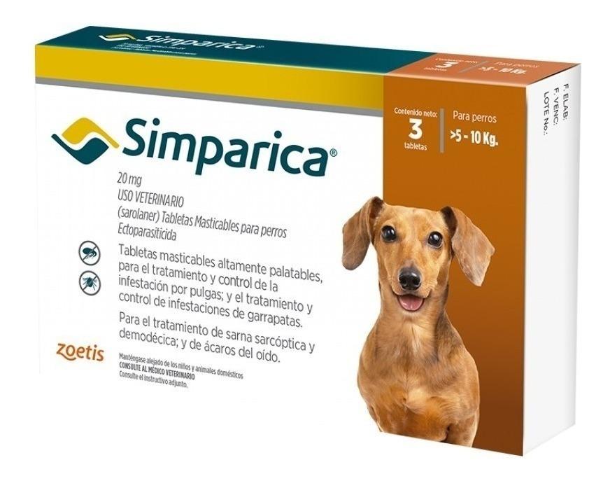 Simparica 5 - 10 Kg 20 Mg x 3 Tab|Zoetis