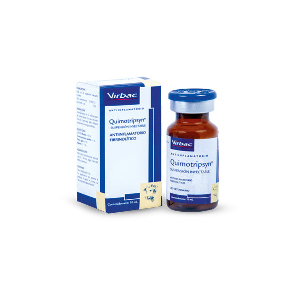 Quimotripsyn inyectable x 10 ml|Virbac